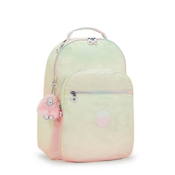 Kipling Seoul Large Laptop Backpack, bag Gradient Combo - Picture 4 of 16